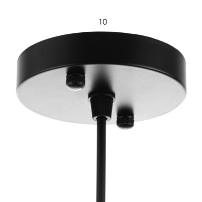 Светильник BayerLux «Румпи» Е27 40 Вт чёрный 20×20×17-117 см