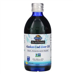 Garden of Life, Dr. Formulated, масло печени аляскинской трески, со вкусом лимона, 400 мл (13,52 жидк. унций)