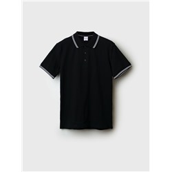 Джемпер трикотажный с воротником поло для мужчин