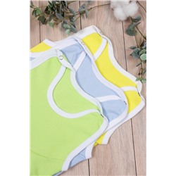 Комплект 2+1 ползунки на кнопке интерлок в ассортименте арт. ПЗ-ГР/ассортимент