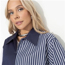 Рубашка комбинированная, Навсегда в сердце (blue)