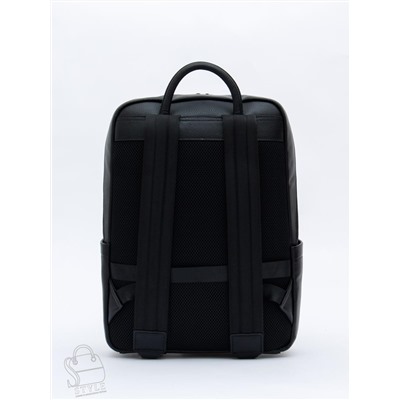 Рюкзак мужской кожаный 134119-161H black Heanbag в Новосибирске