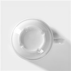 Чашка кофейная Добрушский завод «Бельё», 100 мл, фарфор, белая