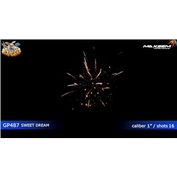 Фейерверк M1042 Сладкий сон / Sweet dream (1" х 16)