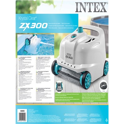 Автоматический пылесос для бассейна ZX300, для насосов от 6056 до 13248 л/ч, 28005 INTEX