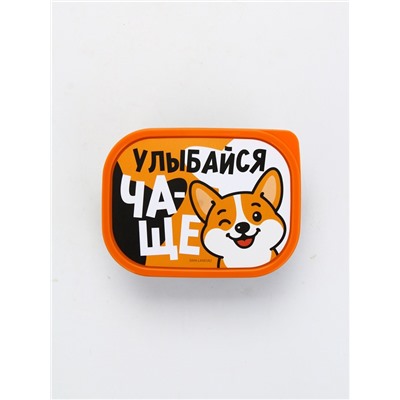 Ланч - бокс прямоугольный «Улыбайся чаще», 500 мл