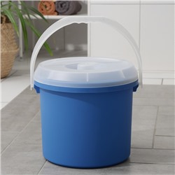 Ведро с крышкой Darel plastic, 15 л, d=30 см, h=28 см, пластик, МИКС