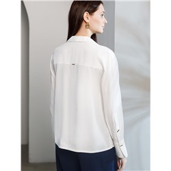 Блузка с широкими манжетами из вискозы с лиоцеллом