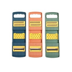 Овощерезка пластиковая 10*33 см 3 насадки микс Baizheng (1/120), арт. 02-003025