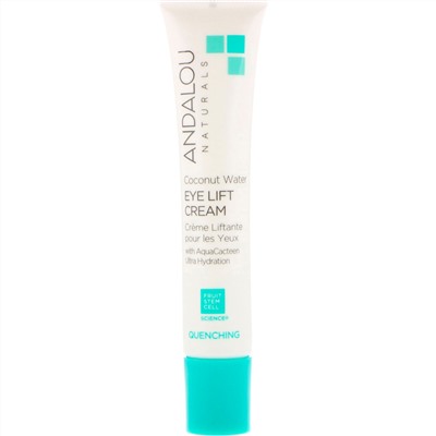 Andalou Naturals, подтягивающий крем для глаз с кокосовой водой, Quenching, 18 г (0,60 жидк. унций)