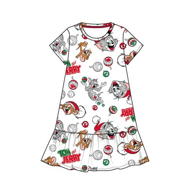 Сорочка ночная трикотажная для девочек