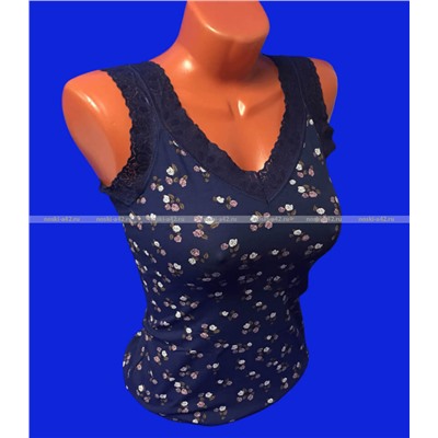 Майки женские Miss Emma Турция Кружево Цветочки код 9151 (код 9164, 1983, 9216)