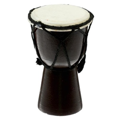 Сувенирный музыкальный инструмент барабан джембе «Классика», 12×9×9 см