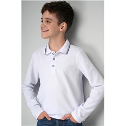 Рубашка-поло с длинным рукавом для мальчика Happyfox