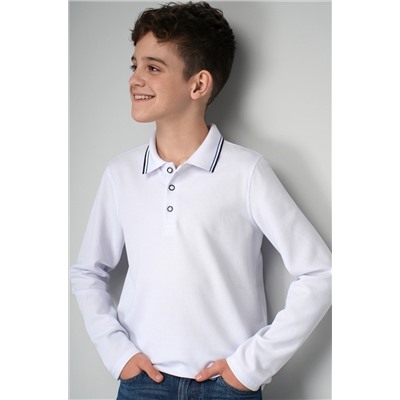 Рубашка-поло с длинным рукавом для мальчика Happyfox