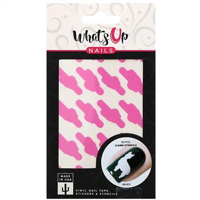 Whats Up Nails, Трафареты ламы, 20 шт.