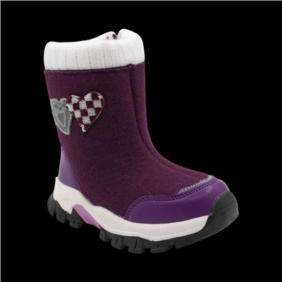 Валенки ХV1117-2-2A темно фиолетовые