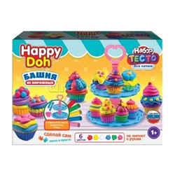 Набор для лепки с формочками "Этажерка с пирожными" 24 см