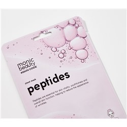 Маска для лица MONIC BEAUTY MB Skin Code Тканевая ПЕПТИДЫ 25мл