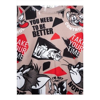 Термокомплект трикот. для мальчиков: фуфайка (футболка) с длин. рук, брюки для эпизод. использования PLAYTODAY, 1226889