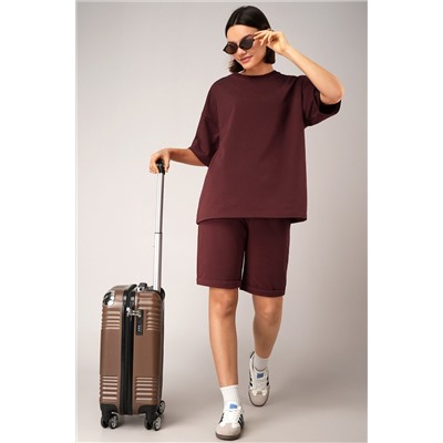 Женский костюм с шортами из футера двухнитки Happyfox