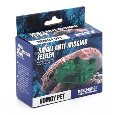 Кормушка NomoyPet для террариума на присосках, 10×4×7.5 см