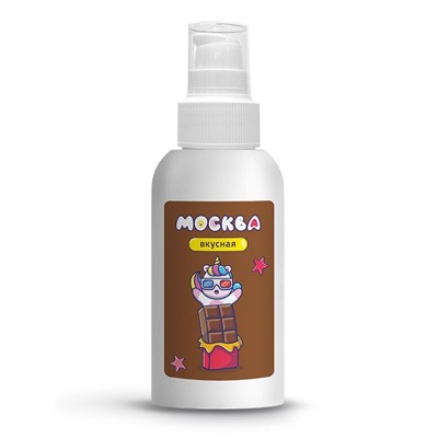Универсальная смазка с ароматом шоколада  Москва Вкусная  - 100 мл.