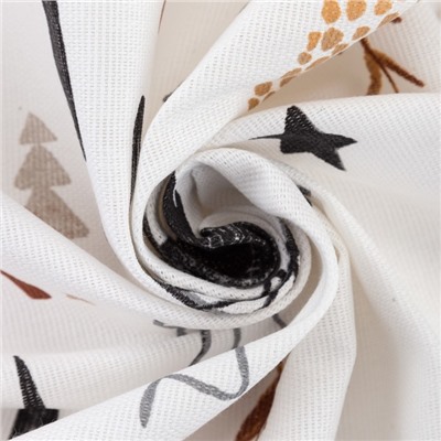 Скатерть новогодняя «Доляна» X-Mas 146×110± 3 см, 100% хлопок, рогожка 164 г/м²