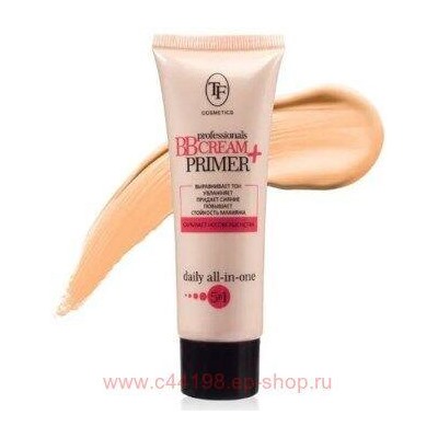 Triumph BBCream+Primer для лица увлажняющий 5 в1 тон 02 средний 20 мл