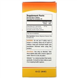 BodyGold, формула для мозга «Гинкоба», 90 таблеток