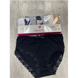 Трусики недельки высокий бок, кружево