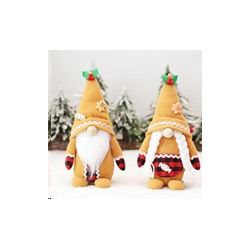 Новогоднее украшение Гном 12x7x30 см / B115 /уп 50/печенька (Мальчик)