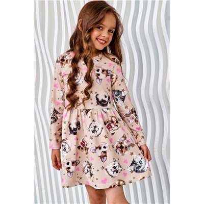 Платье д/дев Juno AW22GJ509 FLUFFY FRIENDS