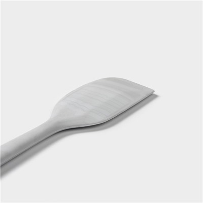 Лопатка Доляна «Мрамор», силикон, 21.5 см, серая