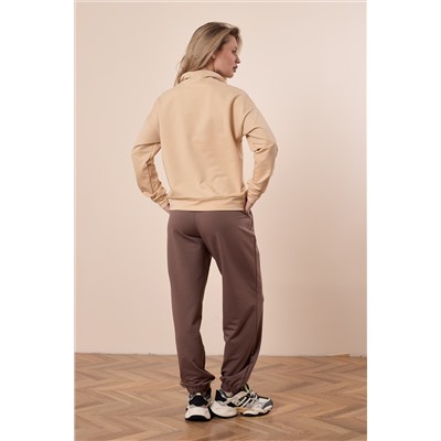 Толстовка из футера с вышивкой М325415ВШбк