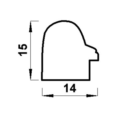 Фоторамка для фото 20×30 см «МИРАМ», пластик, серебро, (пластиковый экран)
