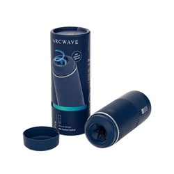 Синий мастурбатор с контролем всасывания Arcwave Pow Stroker