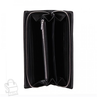Клатч мужской кожаный 20912 black Pratero