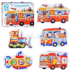 IQ Пазл напольный. Машинки (Cars 3л) 3+