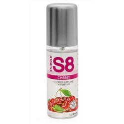 Смазка на водной основе S8 Flavored Lube со вкусом вишни - 125 мл.