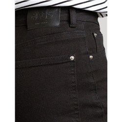 Джинсы мом фит из мягкой эластичной джинсы 12OZ