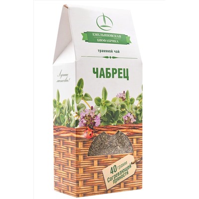 Чайный напиток травяной чабрец 40г ЭКОПРОДУКТЫ, 1190524