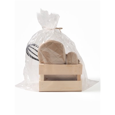 Кухонный набор «Этель» Harmony: варежка-прихватка, прихватка, лопатка, венчик, губка