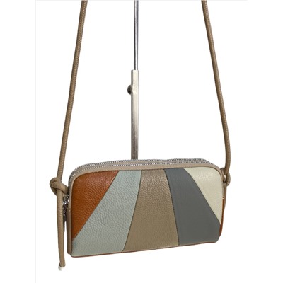 Женская сумка из натуральной кожи, цвет  мультицвет