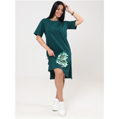 Антуриум - туника изумрудный