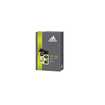 Adidas Набор Pure Game Душистая вода 75мл и Гель для душа 250мл