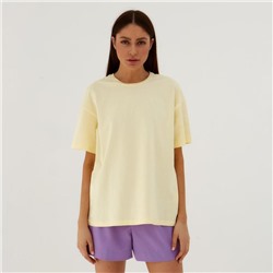 Футболка женская MIST basic, размер 44-46, жёлтая