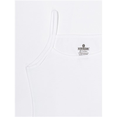 4200-01 Майка для девочки белая (BAYKAR)