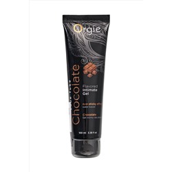 Интимный гель на водной основе Lube Tube Chocolate с шоколадным вкусом - 100 мл.