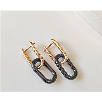 Серьги с керамикой